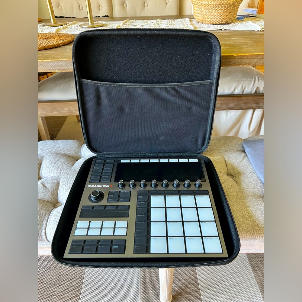 Native Instruments Maschine+ with 65gb flash memory and carrying case included.